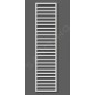 Zehnder Subway - Radiateur de salle de bains 1837 x 450 mm, droit, raccord central 50 mm, acier inoxydable SUBI-180-045