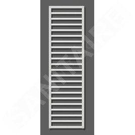 Zehnder Subway - Radiateur de salle de bains 1549 x 450 mm, droit, raccord central 50 mm, acier inoxydable SUBI-150-045