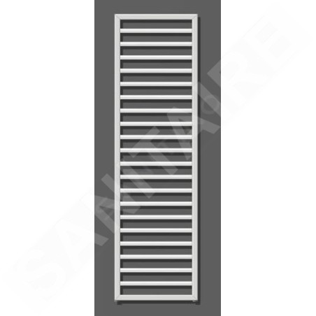 Zehnder Subway - Radiateur de salle de bains 1549 x 450 mm, droit, raccord central 50 mm, acier inoxydable SUBI-150-045