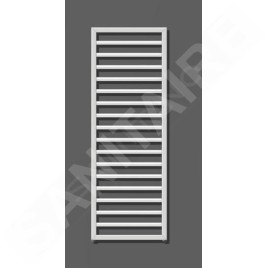 Zehnder Subway - Radiateur de salle de bains 1261 x 600 mm, droit, raccord central 50 mm, chromé SUBC-130-060