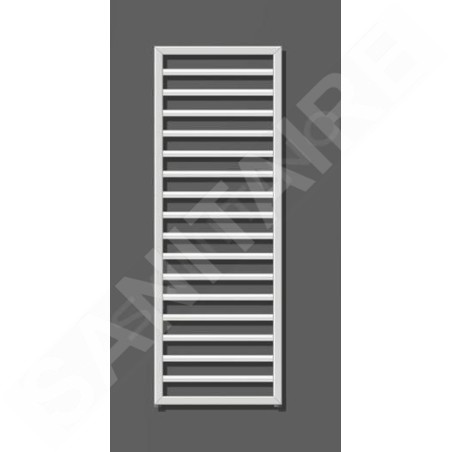 Zehnder Subway - Radiateur de salle de bains 1261 x 600 mm, droit, raccord central 50 mm, chromé SUBC-130-060