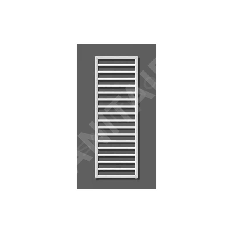 Zehnder Subway - Radiateur de salle de bains 1261 x 600 mm, droit, raccord central 50 mm, acier inoxydable SUBI-130-060