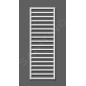 Zehnder Subway - Radiateur de salle de bains 1261 x 600 mm, droit, raccord central 50 mm, acier inoxydable SUBI-130-060