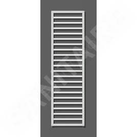 Zehnder Subway - Radiateur de salle de bains 1549 x 600 mm, droit, raccord central 50 mm, chrome SUBC-150-060
