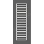 Zehnder Subway - Radiateur de salle de bains 1549 x 600 mm, droit, raccord central 50 mm, chrome SUBC-150-060