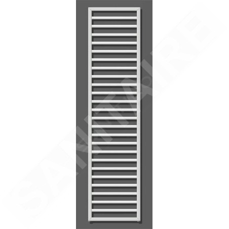 Zehnder Subway - Radiateur de salle de bains 1837 x 600 mm, droit, raccord central 50 mm, acier inoxydable SUBI-180-060