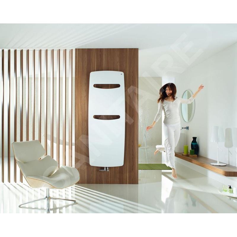 Zehnder Vitalo Spa - Radiateur de salle de bains 1800 x 490 mm, droit, raccord central 50 mm, laqué blanc VIT-180-050 Zehnder Vitalo Spa - Radiateur de salle de bains 1800 x 490 mm, droit, raccord central 50 mm, laqué blanc VIT-180-050