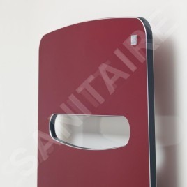 Zehnder Vitalo Spa - Radiateur de salle de bains 1800 x 490 mm, droit, raccord central 50 mm, laqué blanc VIT-180-050