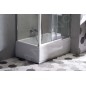 Polysan Deep Plain - Panneau latéral 750 x 360 mm, blanc 89746