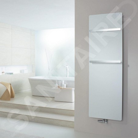 Zehnder Vitalo Bar - Radiateur de salle de bains 1890 x 500 mm, droit, raccord central 50 mm, laqué blanc VIP-190-050