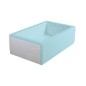 Polysan Deep Plain - Panneau latéral 90, 90x36 cm, blanc 89781