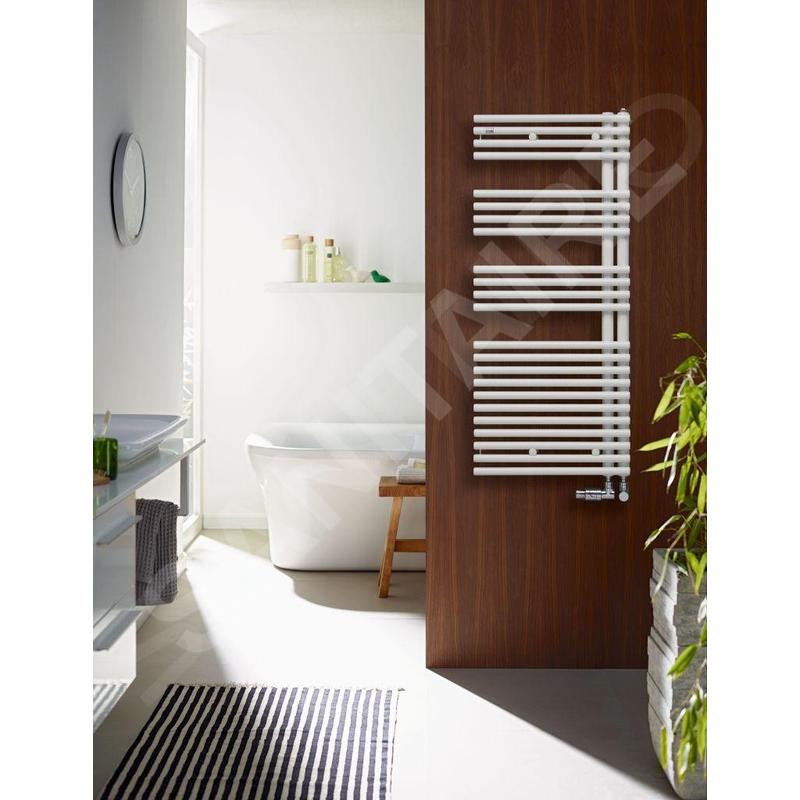 Zehnder Forma Asym - Radiateur de salle de bains 1681 x 596 mm, droit, raccordement extérieur 50 mm, laqué blanc LFAR-170-060 Zehnder Forma Asym - Radiateur de salle de bains 1681 x 596 mm, droit, raccordement extérieur 50 mm, laqué blanc LFAR-170-060