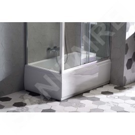 Polysan Deep Plain - Panneau latéral 90, 90x36 cm, blanc 89781