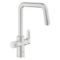 Grohe Blue Pure - Mitigeur d'évier avec fonction filtrante, supersteel 30595DC0