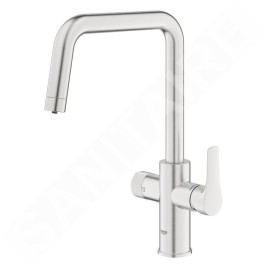 Grohe Blue Pure - Mitigeur d'évier avec fonction filtrante, supersteel 30595DC0
