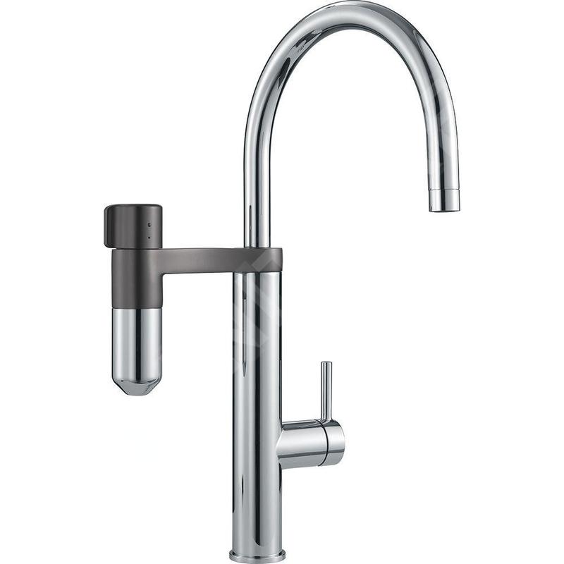 Franke Mitigeurs filtrants - Vital Tap mitigeur d’évier avec filtration d’eau intégrée, chrome/gun metal 120.0621.229 Franke Mitigeurs filtrants - Vital Tap mitigeur d’évier avec filtration d’eau intégrée, chrome/gun metal 120.0621.229