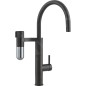 Franke Mitigeurs filtrants - Vital Tap mitigeur d’évier avec filtration d’eau intégrée, noir mat/inox 120.0621.312 Franke Mitigeurs filtrants - Vital Tap mitigeur d’évier avec filtration d’eau intégrée, noir mat/inox 120.0621.312
