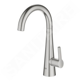 Grohe Zedra - Robinet d'évier, eau froide avec fonction filtrante, supersteel 30026DC2