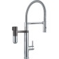 Franke Mitigeurs filtrants - Vital Tap mitigeur d’évier avec filtration d’eau intégrée, bec flexible et douchette, chrome/gun Franke Mitigeurs filtrants - Vital Tap mitigeur d’évier avec filtration d’eau intégrée, bec flexible et douchette, chrome/gun