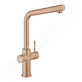 Grohe Blue Home - Mitigeur d'évier avec unité réfrigérante et filtration, Warm Sunset brossé 31454DL1
