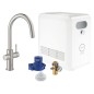 Grohe Blue Professional - Mitigeur d’évier avec unité réfrigérante et filtration, douchette extractible, supersteel 31325DC2 Grohe Blue Professional - Mitigeur d’évier avec unité réfrigérante et filtration, douchette extractible, supersteel 31325DC2