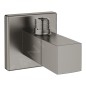 Grohe Eurocube - Robinet d'angle, Hard Graphite brossé 22012AL0