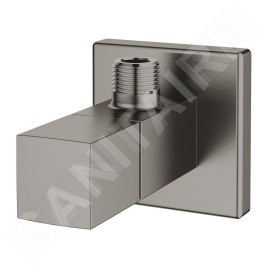 Grohe Eurocube - Robinet d'angle, Hard Graphite brossé 22012AL0