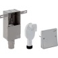Geberit Accessoires - Kit de siphon à encastrer pour appareils, avec un raccord, boîtier à encastrer et plaque de fermeture