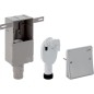 Geberit Accessoires - Siphon à encastrer pour appareils, avec deux raccords, boîtier à encastrer et plaque de fermeture