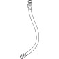 Geberit Accessoires - Flexible à tresse métalique 3/4, longueur 800 mm 150.991.00.1