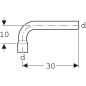 Geberit Accessoires - Rallonge de coude de chasse 90°, 300x100 mm, avec manchone à emboîter 118.011.11.1 Geberit Accessoires - Rallonge de coude de chasse 90°, 300x100 mm, avec manchone à emboîter 118.011.11.1