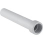 Geberit Accessoires - Rallonge avec raccord presse-étoupe, longueur 250 mm, d 50 mm, blanc alpin 152.160.11.1