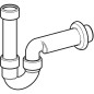 Geberit Accessoires - Siphon en tube pour appareils, d 50 mm, blanc alpin 152.702.11.1
