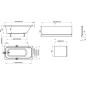 Ravak Chrome - Baignoire 1500x700 mm, blanc C721000000 Ravak Chrome - Baignoire 1500x700 mm, blanc C721000000