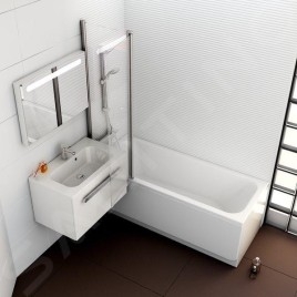 Ravak Chrome - Baignoire 1500x700 mm, blanc C721000000