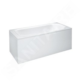 Laufen Solutions - Baignoire avec support et panneau en L gauche, 1700x750 mm, blanc H2235050000001