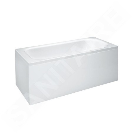 Laufen Solutions - Baignoire avec support et panneau en L gauche, 1700x750 mm, blanc H2235050000001