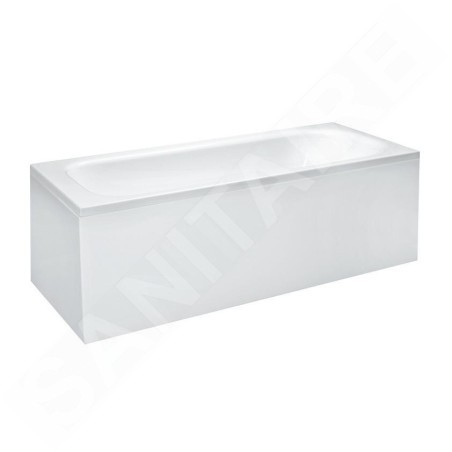 Laufen Solutions - Baignoire avec support et panneau en L gauche, 1700x700 mm, blanc H2225050000001