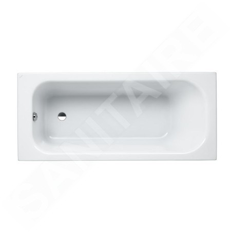 Laufen Solutions - Baignoire avec support, 1700x750 mm, blanc H2235010000001