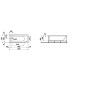 Laufen Solutions - Baignoire avec support, 1700x750 mm, blanc H2235010000001 Laufen Solutions - Baignoire avec support, 1700x750 mm, blanc H2235010000001