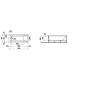 Laufen Pro - Baignoire avec support, 1700x700 mm, blanc H2309510000001 Laufen Pro - Baignoire avec support, 1700x700 mm, blanc H2309510000001