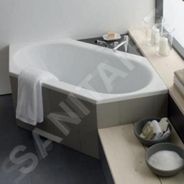 Laufen Solutions - Baignoire avec support, 1900x900 mm, blanc H2255210000001