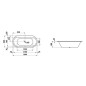 Laufen Solutions - Baignoire 1900x900 mm, blanc H2255100000001 Laufen Solutions - Baignoire 1900x900 mm, blanc H2255100000001
