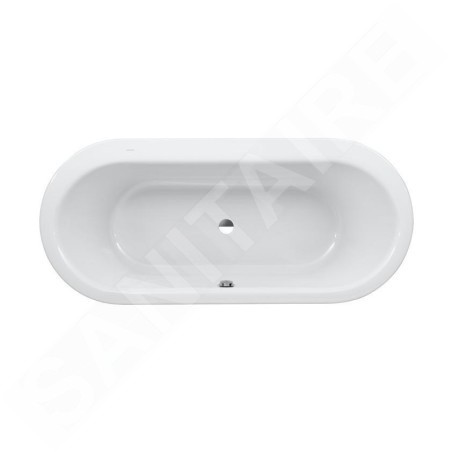 Laufen Solutions - Baignoire avec support, 1800x800 mm, blanc H2245110000001