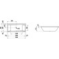 Laufen Pro - Baignoire 1900x900 mm, blanc H2349500000001 Laufen Pro - Baignoire 1900x900 mm, blanc H2349500000001