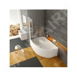 Ravak Rosa II - Baignoire asymétrique 150 L, 1500x1050 mm, gauche, blanc CK21000000