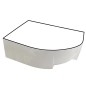 Ravak Panneaux de bain - Panneau frontal pour baignoire Rosa 95, 1500 mm, gauche, blanc CZ55100A00