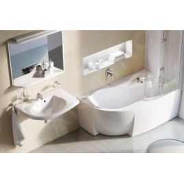 Ravak Rosa 95 - Baignoire d'angle 1600x950 mm, droite, blanche C581000000