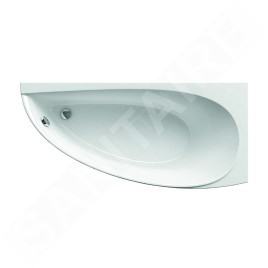 Ravak Avocado - Baignoire asymétrique 150 R, 1500x750 mm, droite, blanche CS01000000