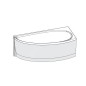 Ravak Panneaux de bain - Face avant pour baignoire Avocado 1600 mm, gauche, blanc CZQ1000A00
